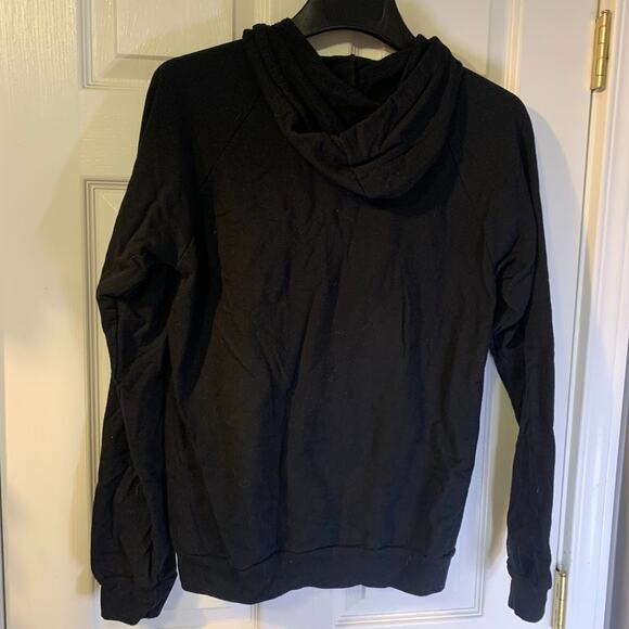 Becoming Women's Michelle Obama Hoodie Size M Black Fleece Athleisure Feminist - Picture 3 of 4